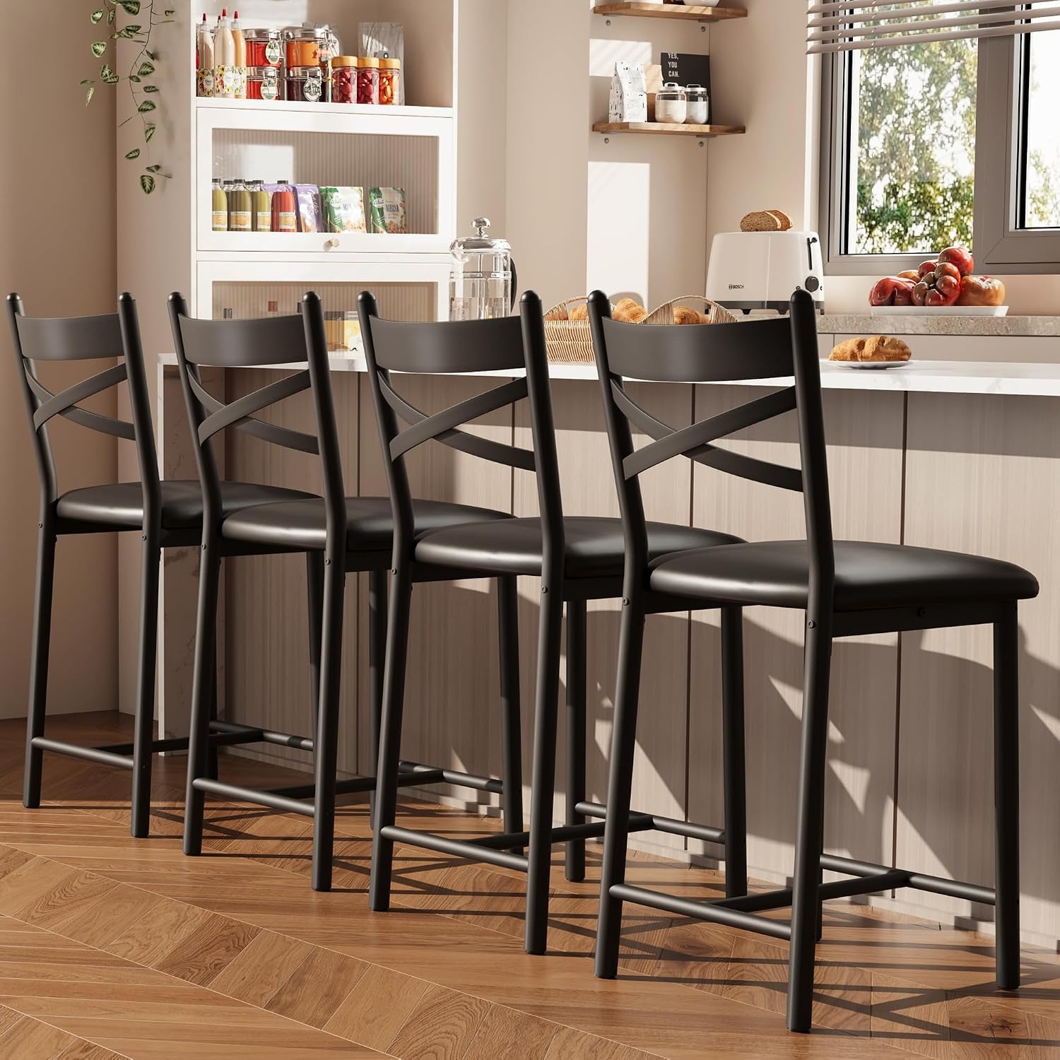 4Pcs 26 Inch Counter Height Ba - Home Bar Lounge ulasan dan harga