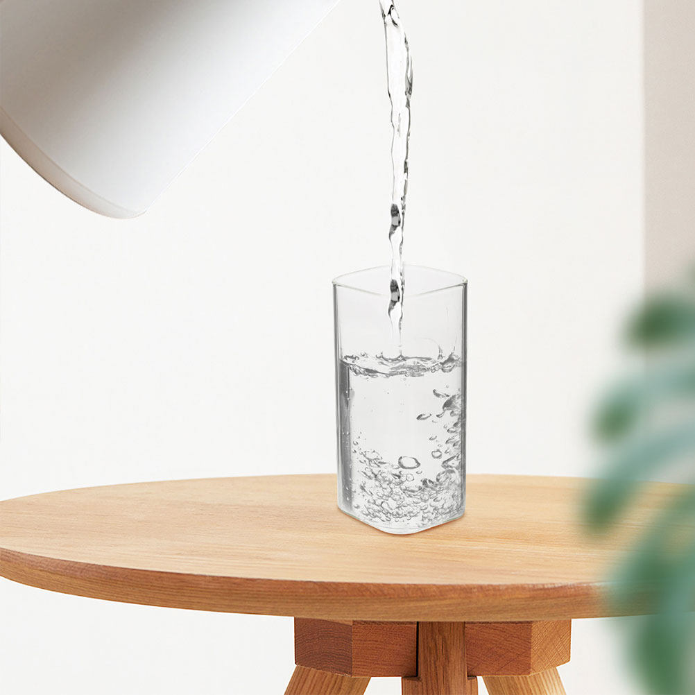 6Pcs Glass Cup Set Clear Squar - Home Bar Set ulasan dan harga